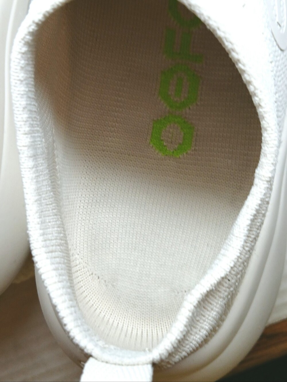 OOFOS OOmy Zen Womens 7.5 Chalk White Slip On Recovery Shoes Sneakers 5078 - Picture 14 of 16